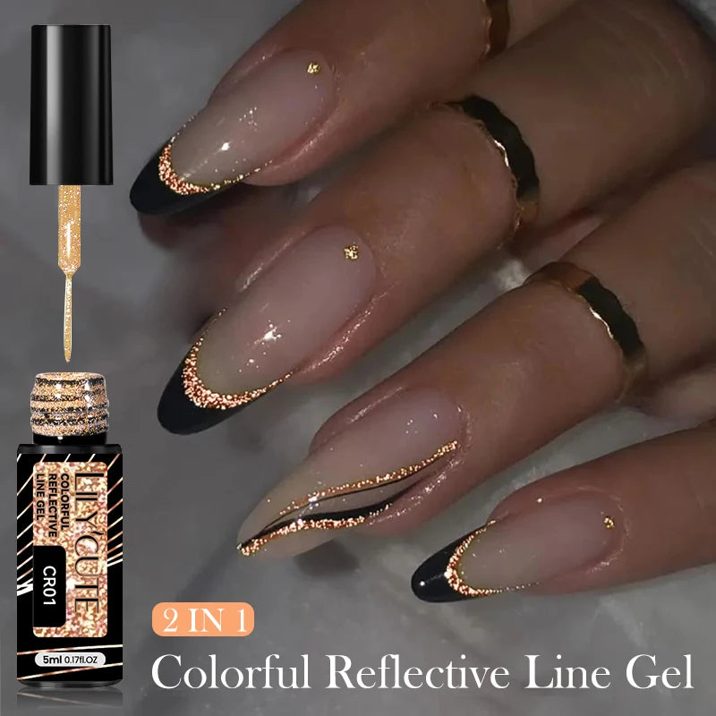 5ml Liner Gel Polish Painting Stripe pensel - 24 Timmar Deals