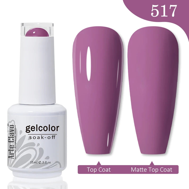 Pink Series Gellack 15ml Soak Off UV LED - 24 Timmar Deals