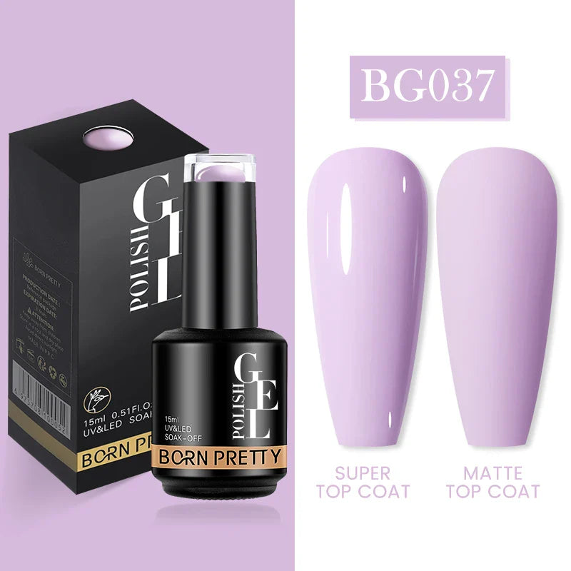 15ml Soak Off UV LED Gel Nail Polish Hybrid Varnish Nail Art Manicure 114 Colors Semi-Permanent Base Top Coat - 24 Timmar Deals