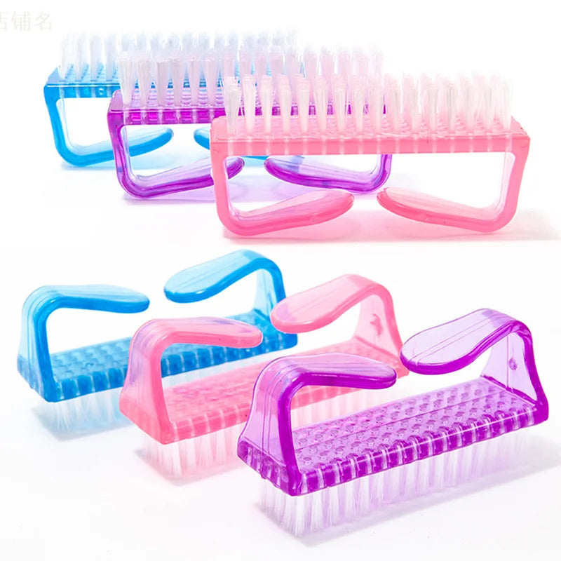 Clean Brush Tool Fil Nail Art Borstar Skötsel Manikyr Pedikyr Mjuk Ta bort damm Småvinkelrengöring - 24 Timmar Deals