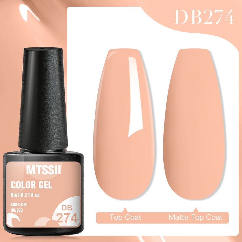 Metalic, Pastell, Glitter Gellack 6ml, 63 olika färger - 24 Timmar Deals