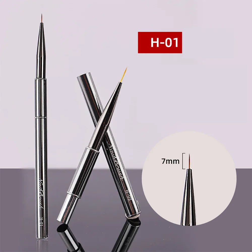 1 ST Nail Art Pensel, Akryl UV Gel Extension rush, Målning Ritning Pensel Liner - 24 Timmar Deals