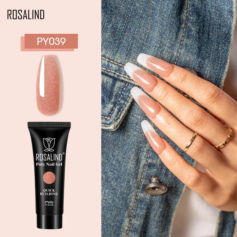Jelly Poly Nail Gel Snabbförlängning av Crystal Gel Akryl Flytande Nail Art Hybridlack UV/LED - 24 Timmar Deals
