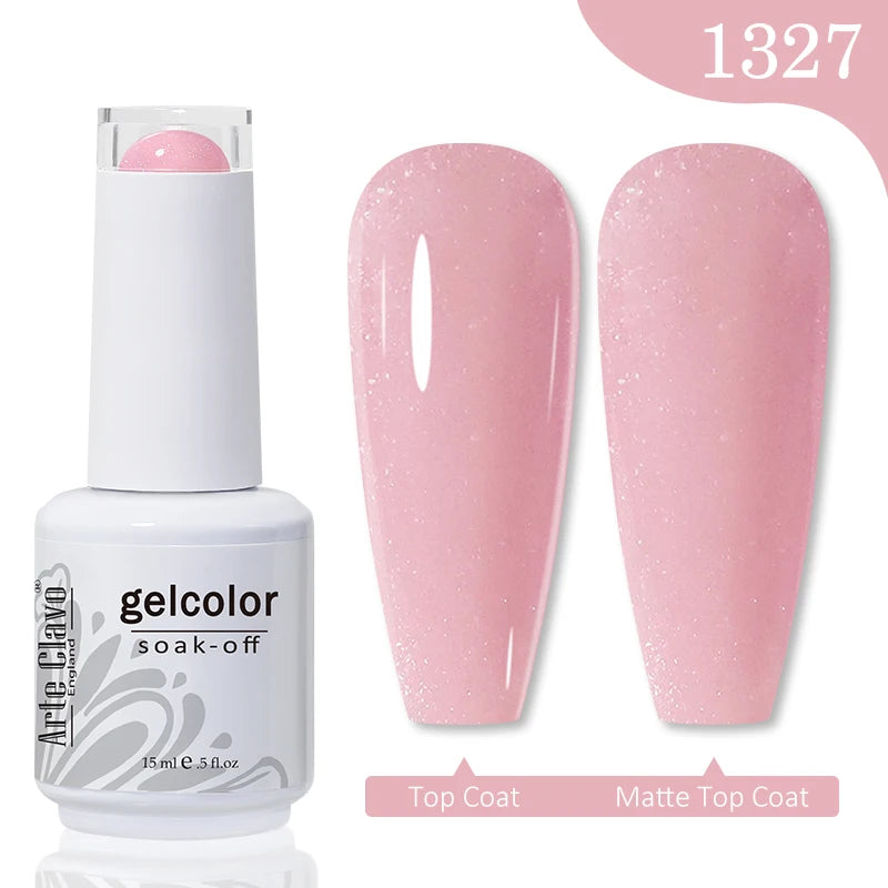 Pink Series Gellack 15ml Soak Off UV LED - 24 Timmar Deals
