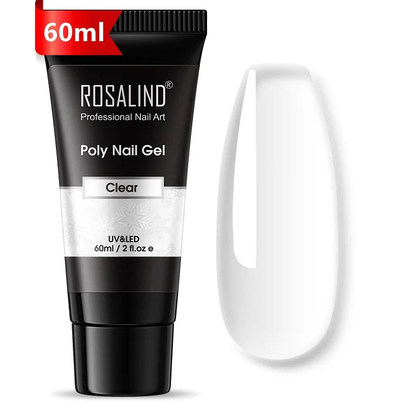 Poly Gel Akryl Extension Crystal Nail Art Hybrid Lack Slip Solution Poly Nagellack Semi Permanent 15/30ml - 24 Timmar Deals