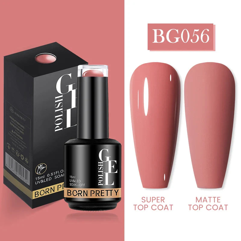 15ml Soak Off UV LED Gel Nail Polish Hybrid Varnish Nail Art Manicure 114 Colors Semi-Permanent Base Top Coat - 24 Timmar Deals