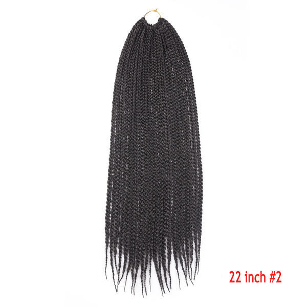 Crochet Hair Senegal Box Braids Braid Hair Extension - 24 Timmar Deals