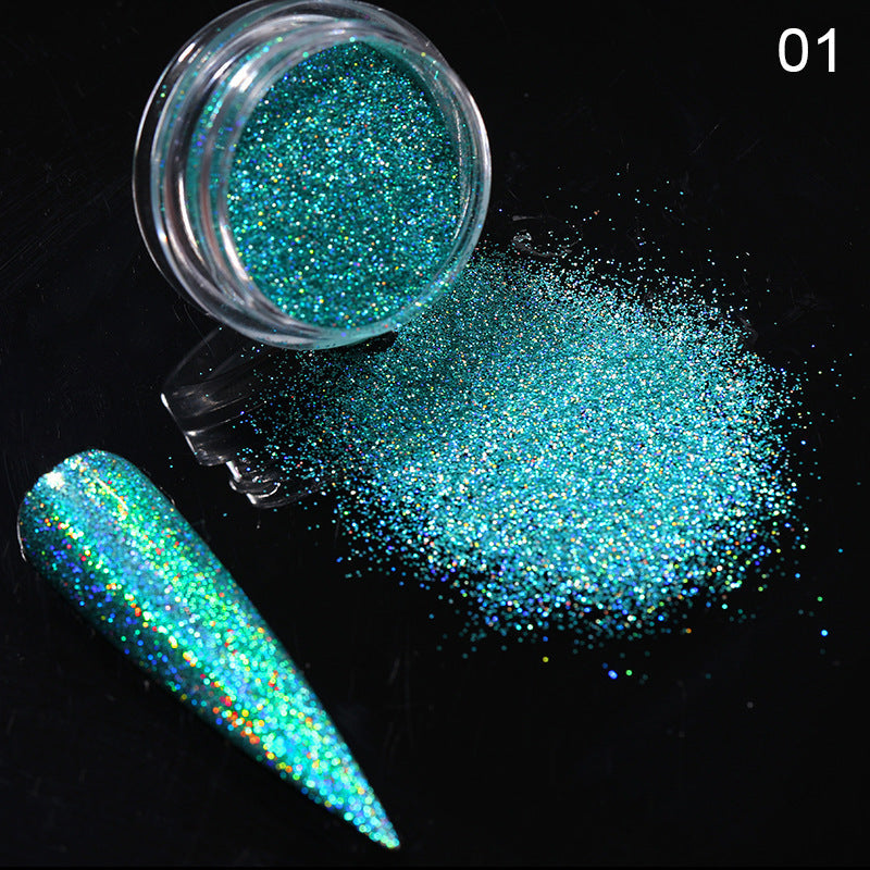 Aurora Magic Nail Powder Nail Glitter - 24 Timmar Deals