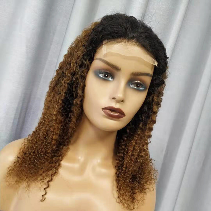 Human Hair Wigs Kinky Curly - 24 Timmar Deals