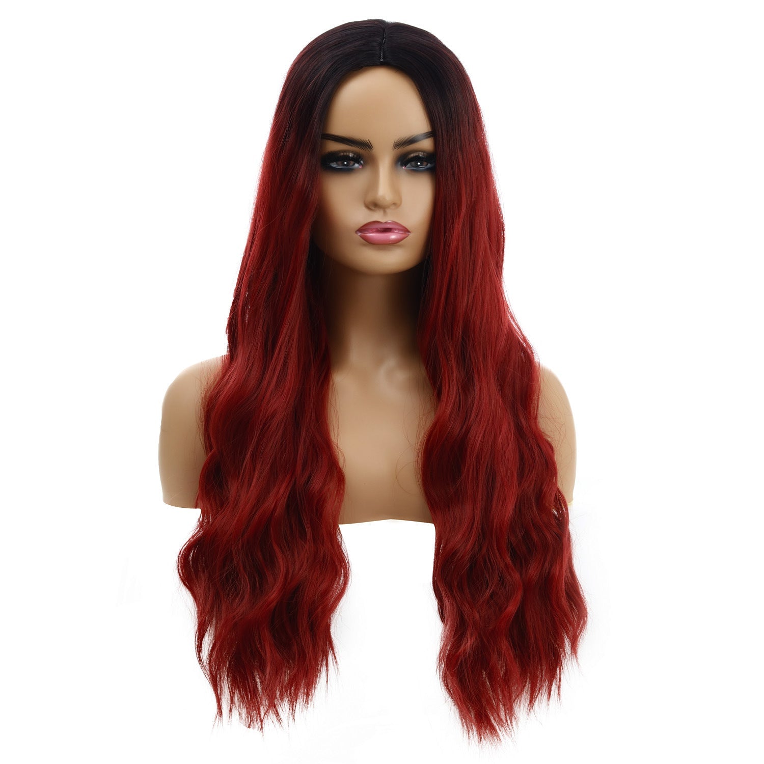 European And American Female Wigs, Wavy Curly Hair, Ladies Wig Head - 24 Timmar Deals