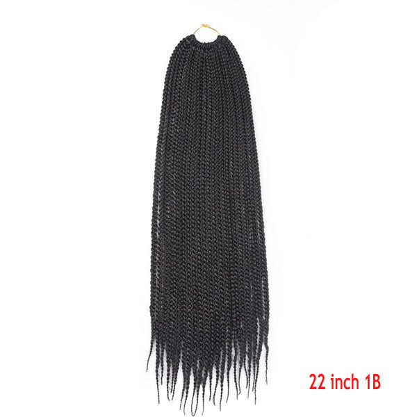 Crochet Hair Senegal Box Braids Braid Hair Extension - 24 Timmar Deals