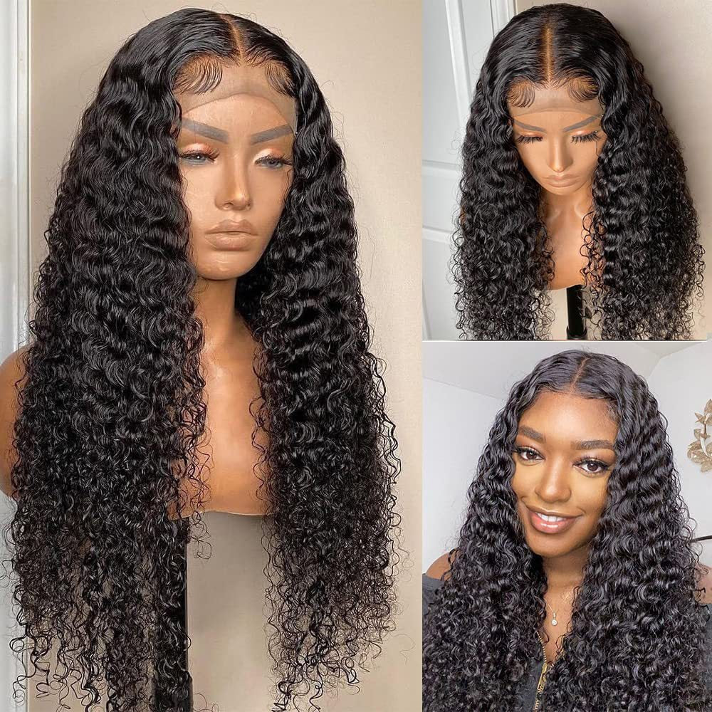 European And American Style Wig Front Lace Small Roll Medium Long Curly Hair - 24 Timmar Deals
