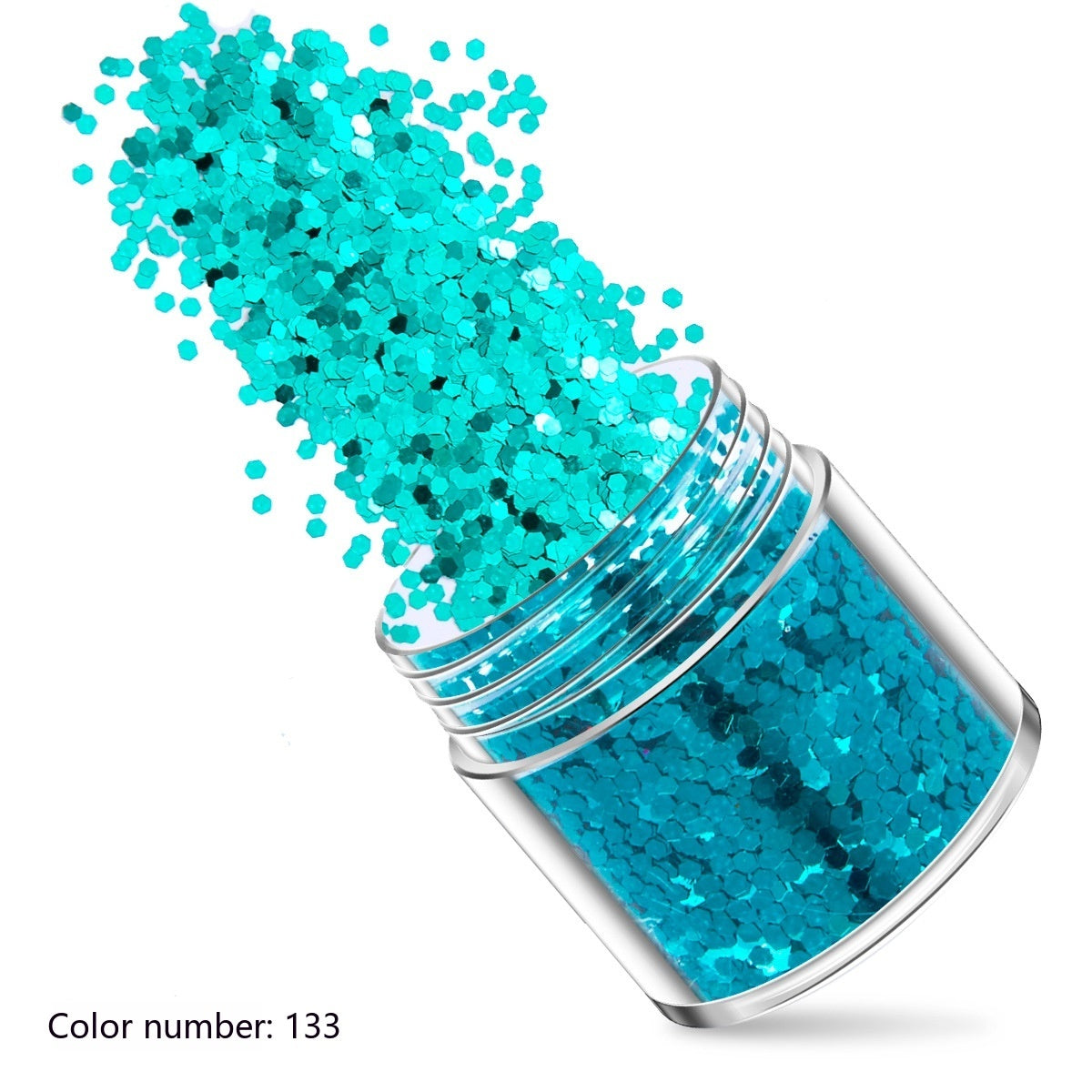 Green Manicure Set 12 Colors Mixed Nail Sequins Glitter Powder Gradient Laser Powder - 24 Timmar Deals