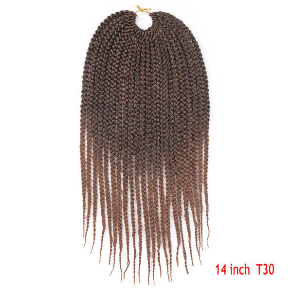 Crochet Hair Senegal Box Braids Braid Hair Extension - 24 Timmar Deals