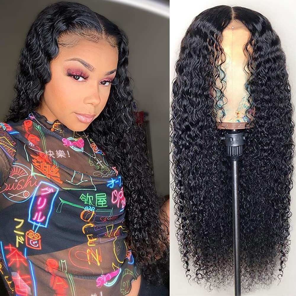 European And American Style Wig Front Lace Small Roll Medium Long Curly Hair - 24 Timmar Deals