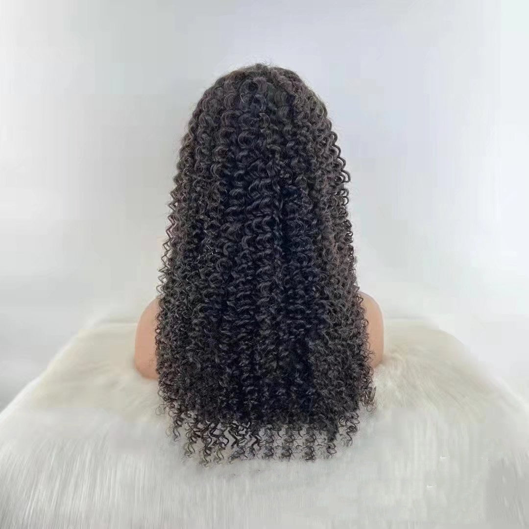 Jerry Curly 13x4 Lace Front Human Hair Wigs150 - 24 Timmar Deals