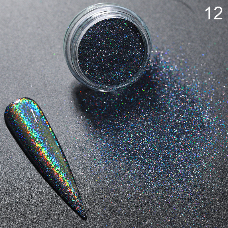 Aurora Magic Nail Powder Nail Glitter - 24 Timmar Deals