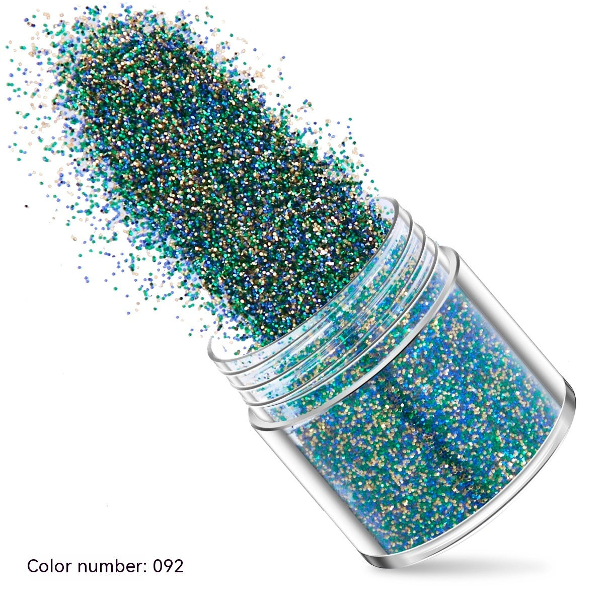 Green Manicure Set 12 Colors Mixed Nail Sequins Glitter Powder Gradient Laser Powder - 24 Timmar Deals