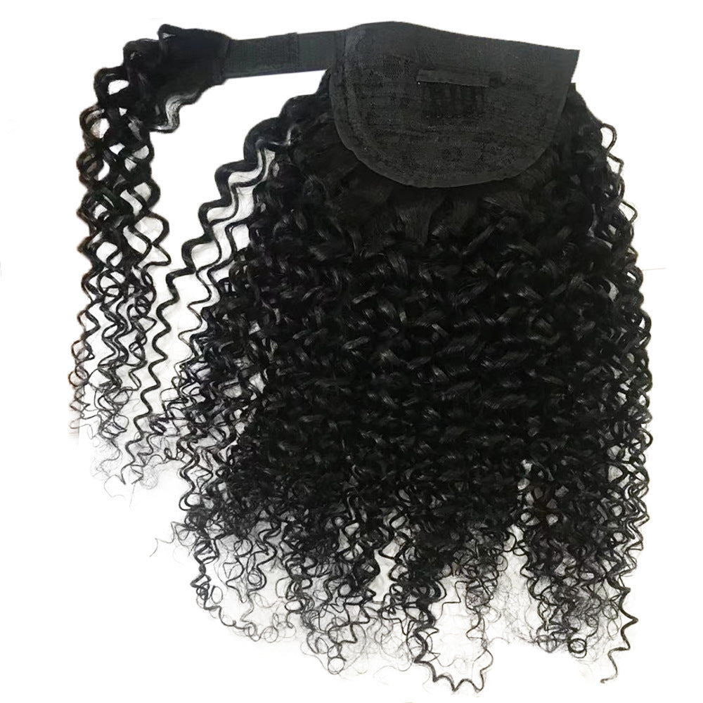 Human Hair Ponytail Velcro Natural Color - 24 Timmar Deals