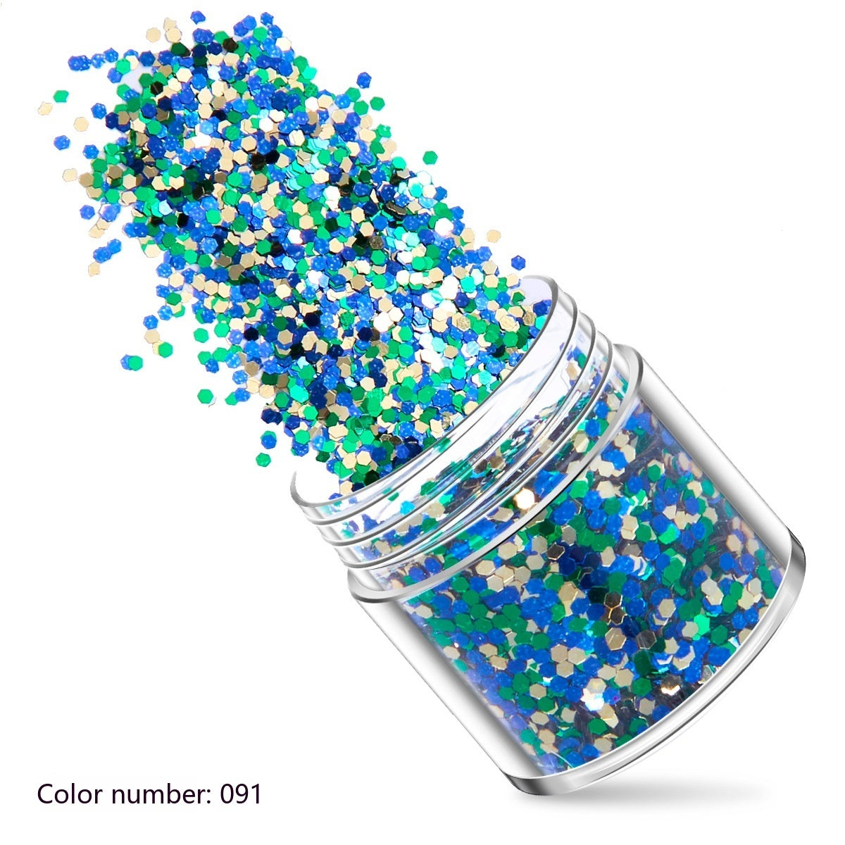 Green Manicure Set 12 Colors Mixed Nail Sequins Glitter Powder Gradient Laser Powder - 24 Timmar Deals