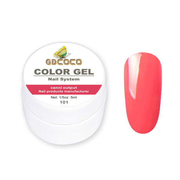 Full täckning Ren färg Paint Gel Gör-det-själv krämig textur Nagelgellack Manikyrlack Solid UV-gel - 24 Timmar Deals