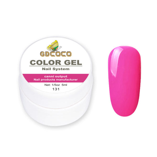 Full täckning Ren färg Paint Gel Gör-det-själv krämig textur Nagelgellack Manikyrlack Solid UV-gel - 24 Timmar Deals