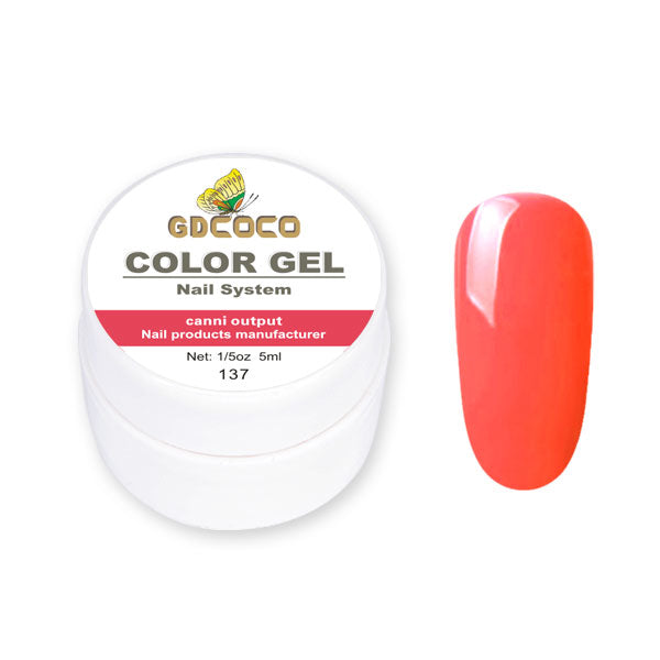 Full täckning Ren färg Paint Gel Gör-det-själv krämig textur Nagelgellack Manikyrlack Solid UV-gel - 24 Timmar Deals