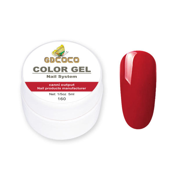 Full täckning Ren färg Paint Gel Gör-det-själv krämig textur Nagelgellack Manikyrlack Solid UV-gel - 24 Timmar Deals