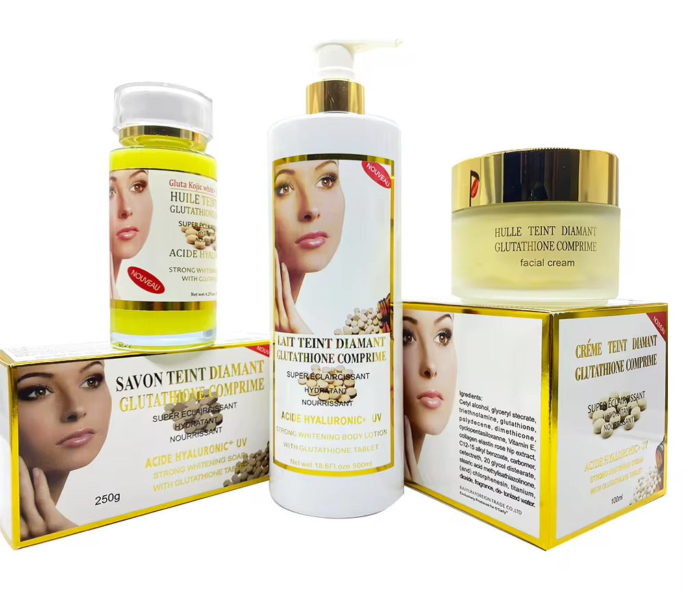 Diamant Super Eclaircissant Gluta Comprime Skin Care Set - 24 Timmar Deals
