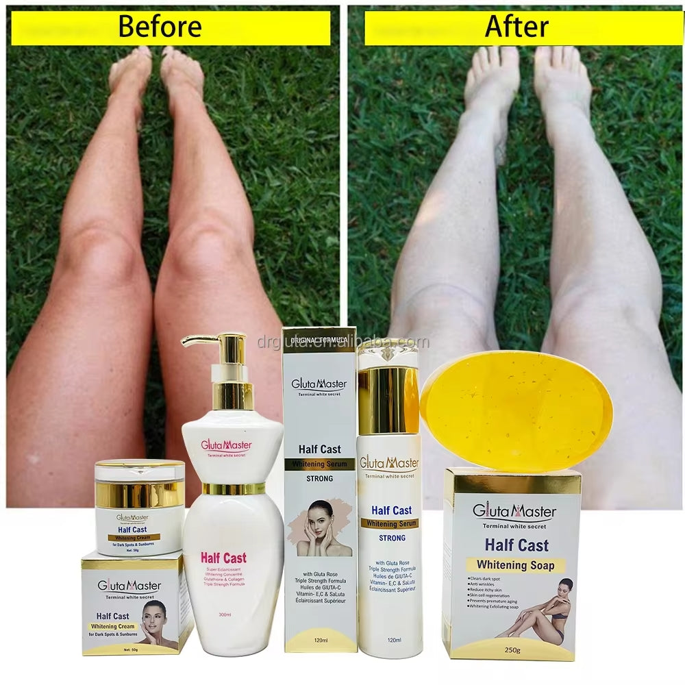 Glauta Master Whitening Body Skin Care Half Cast Set - 24 Timmar Deals