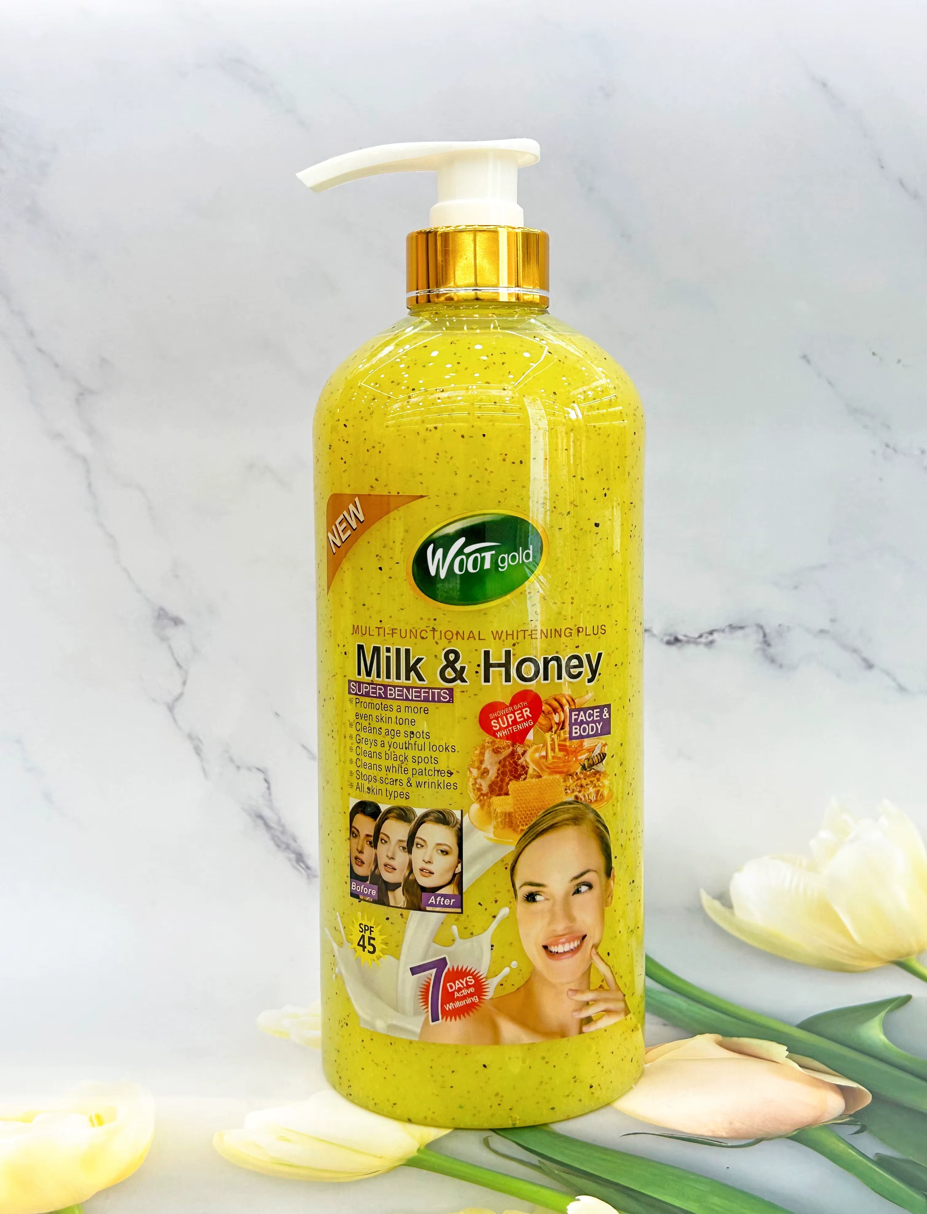 1000ml Whitening Shower Gel Scrub - 24 Timmar Deals