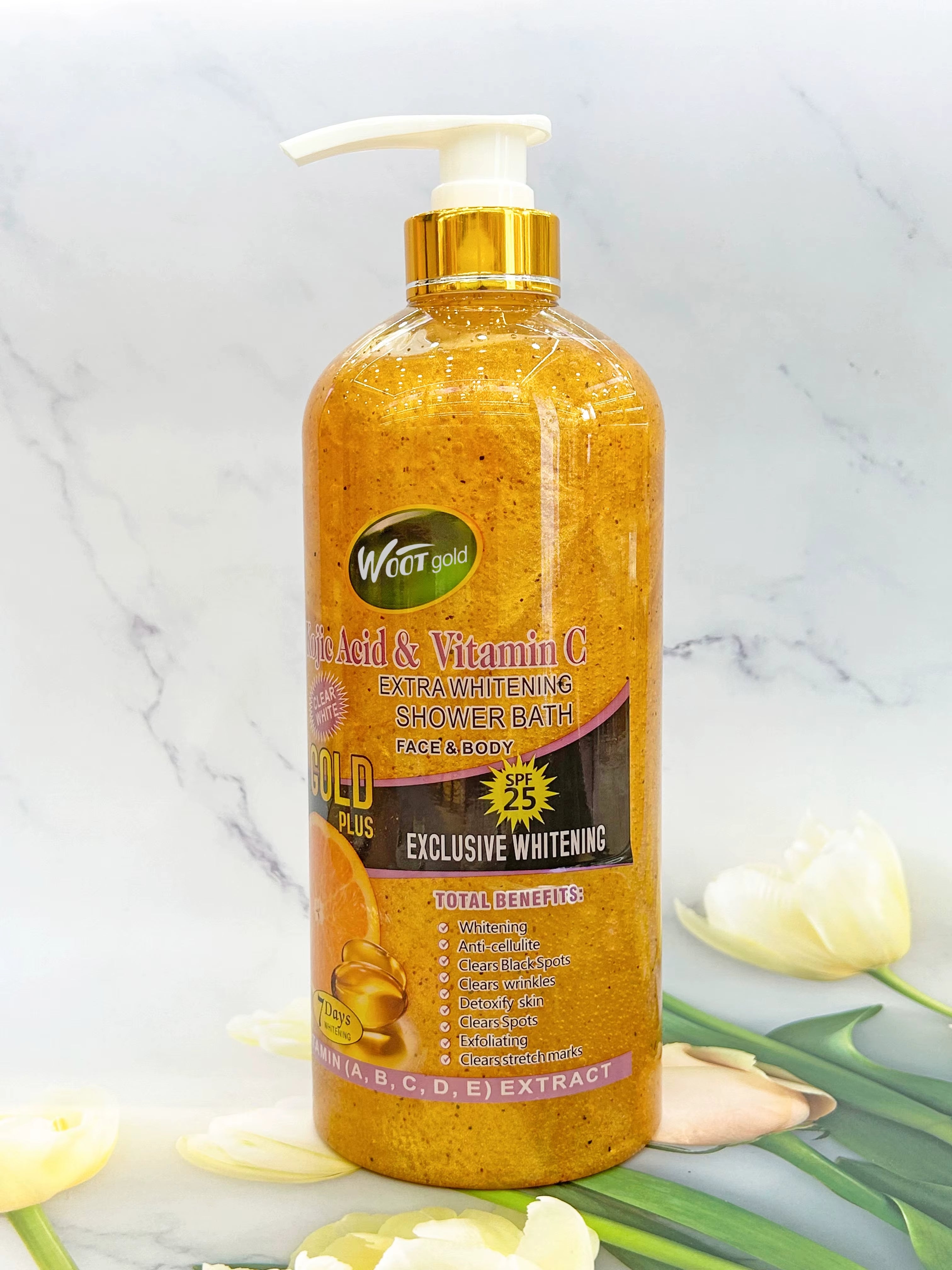 1000ml Whitening Shower Gel Scrub - 24 Timmar Deals