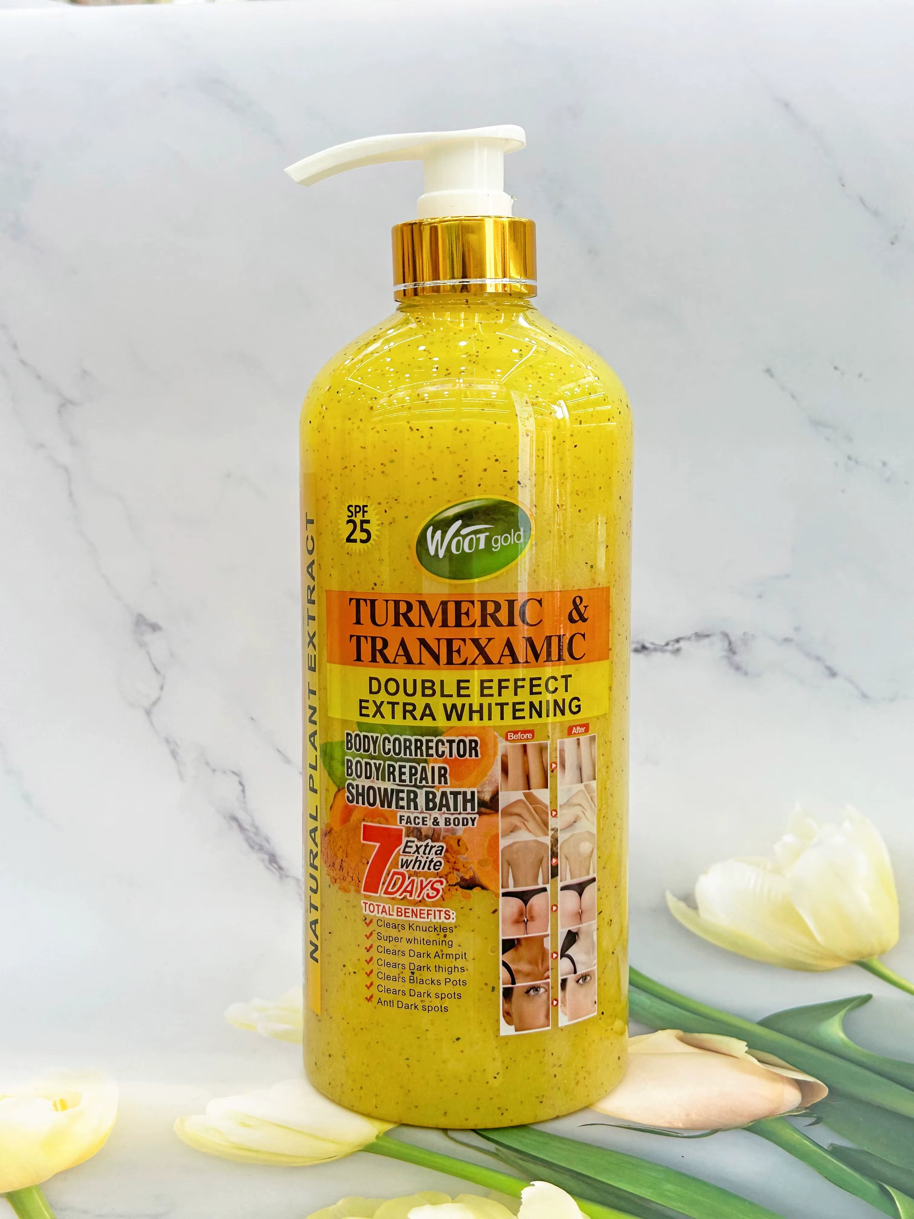 1000ml Whitening Shower Gel Scrub - 24 Timmar Deals